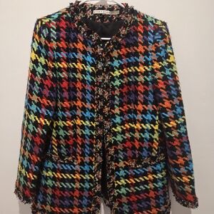 Alice + Olivia - Colorful Tweed Jacket